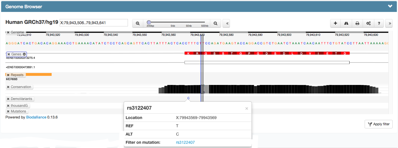 Dataexplorer first screen